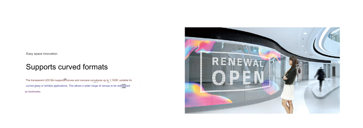 Prend en charge les formats incurv&eacute;s